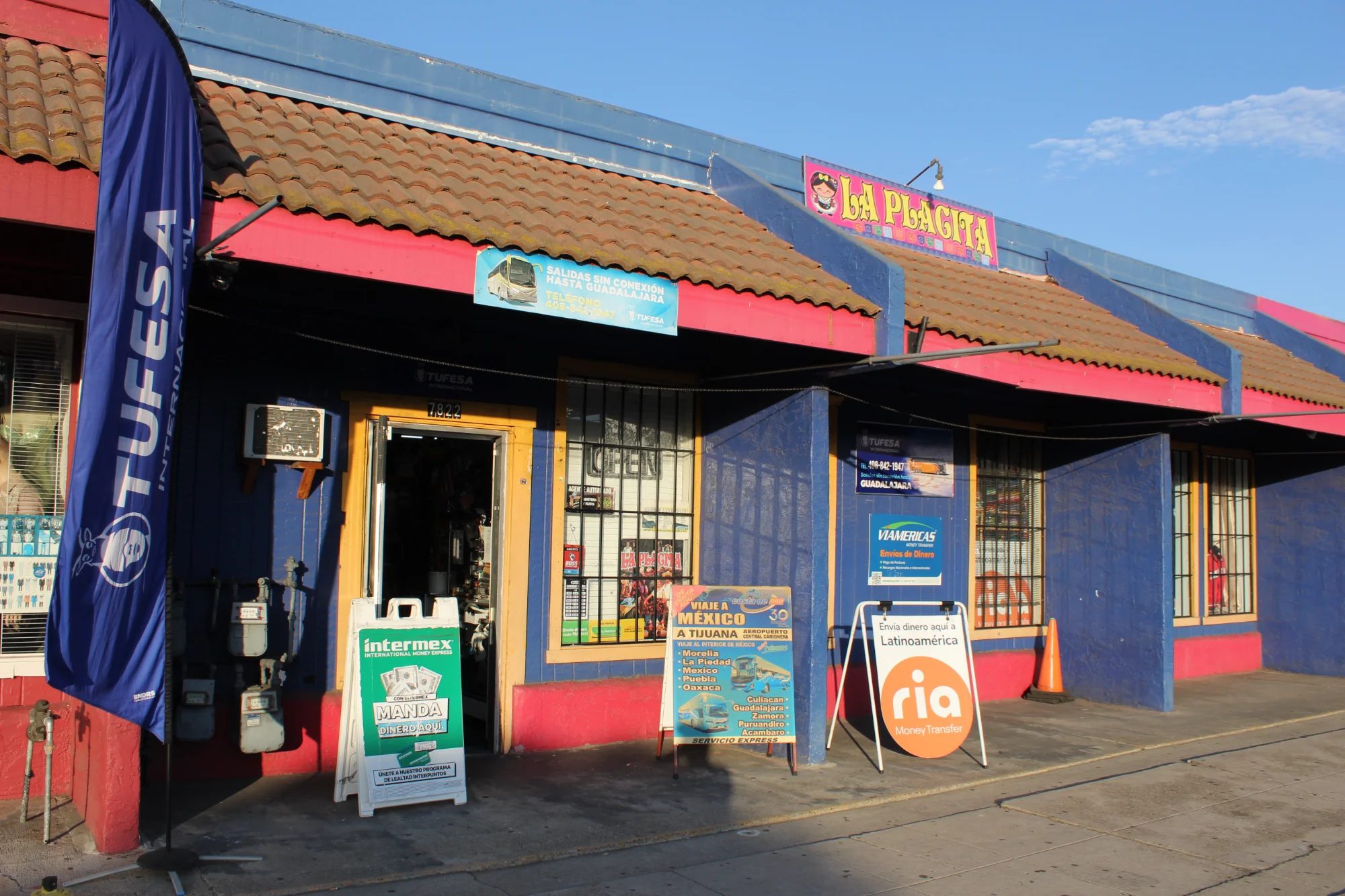La Placita storefront on Monterrey St, Gilroy